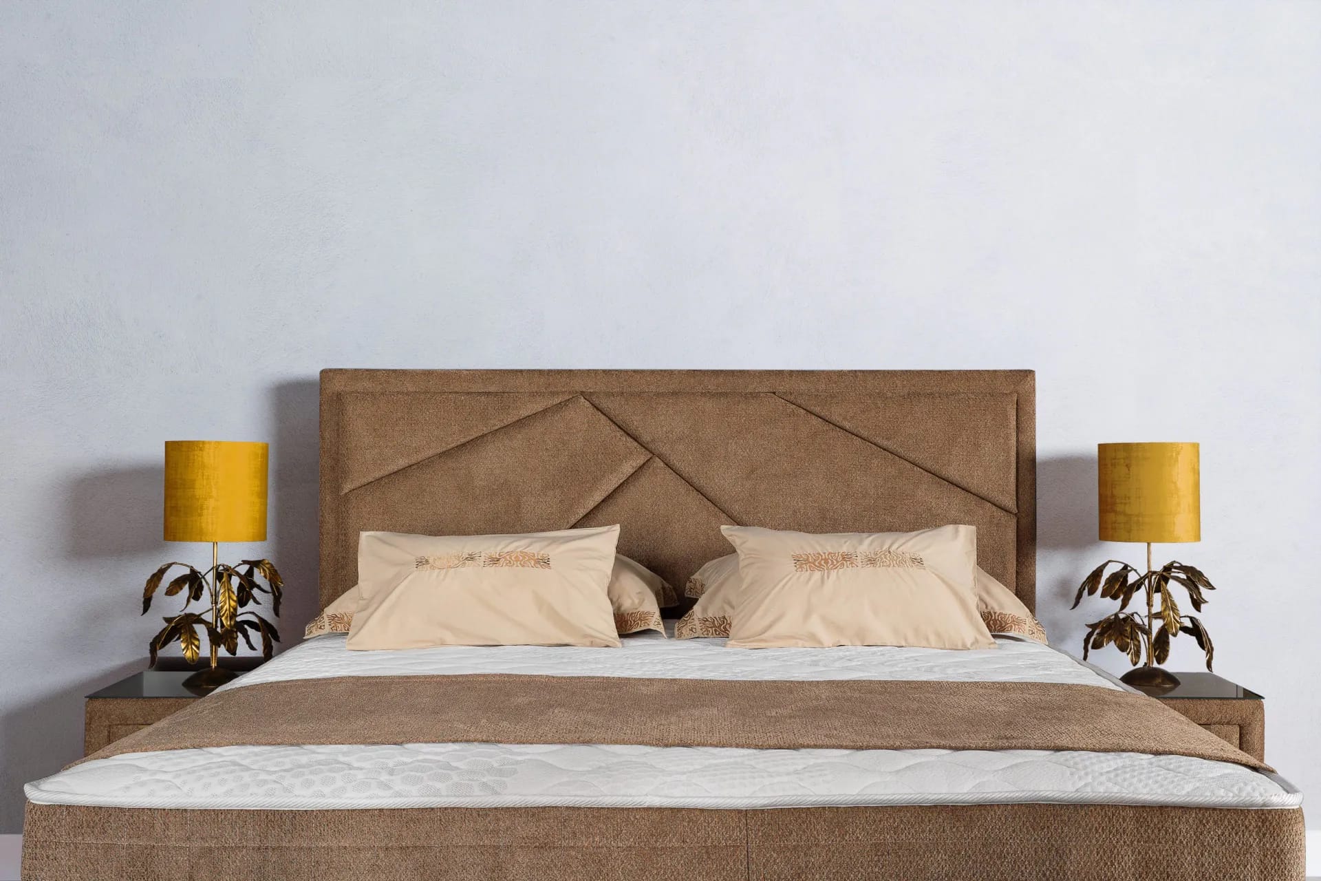 Detalj ručnog rada — slojevi vune u Mistral madracu