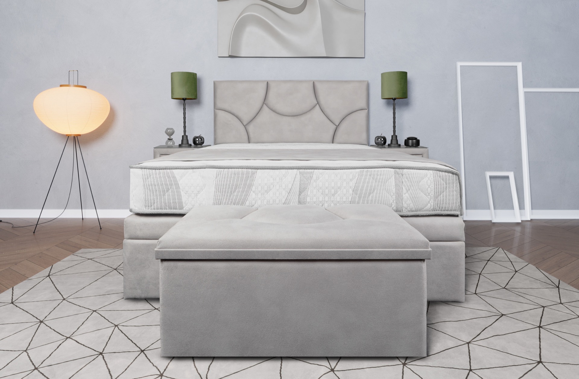 Mistral krevet u toploj ambijentalnoj atmosferi